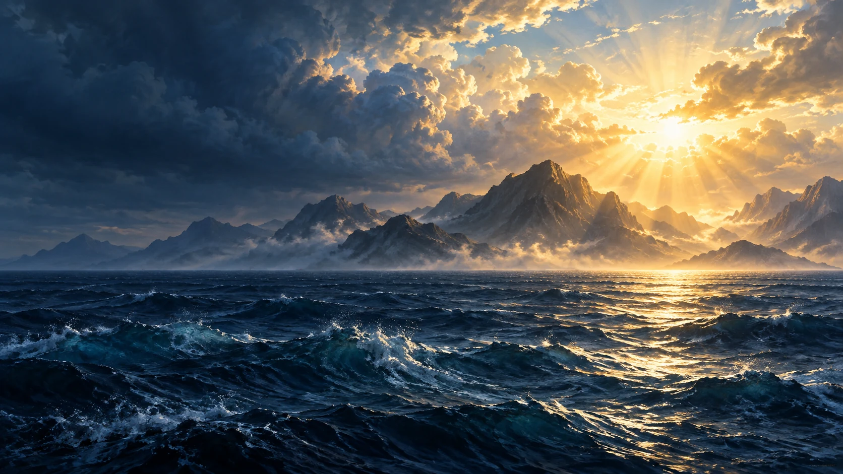 Artistic biblical scene: A Vision of Hope